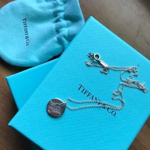 Tiffany initial necklace (A)
